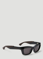 BV1182S Cat Eye Sunglasses in Black