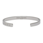 Maison Margiela Silver Polished Bangle Bracelet