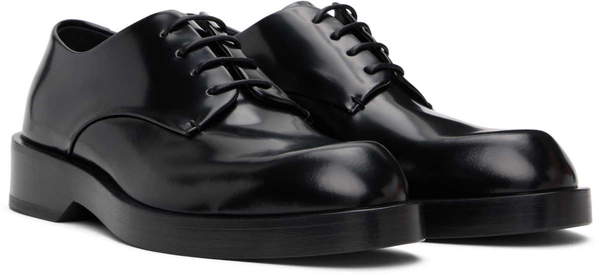 Jil Sander Black Lace-Up Derbys