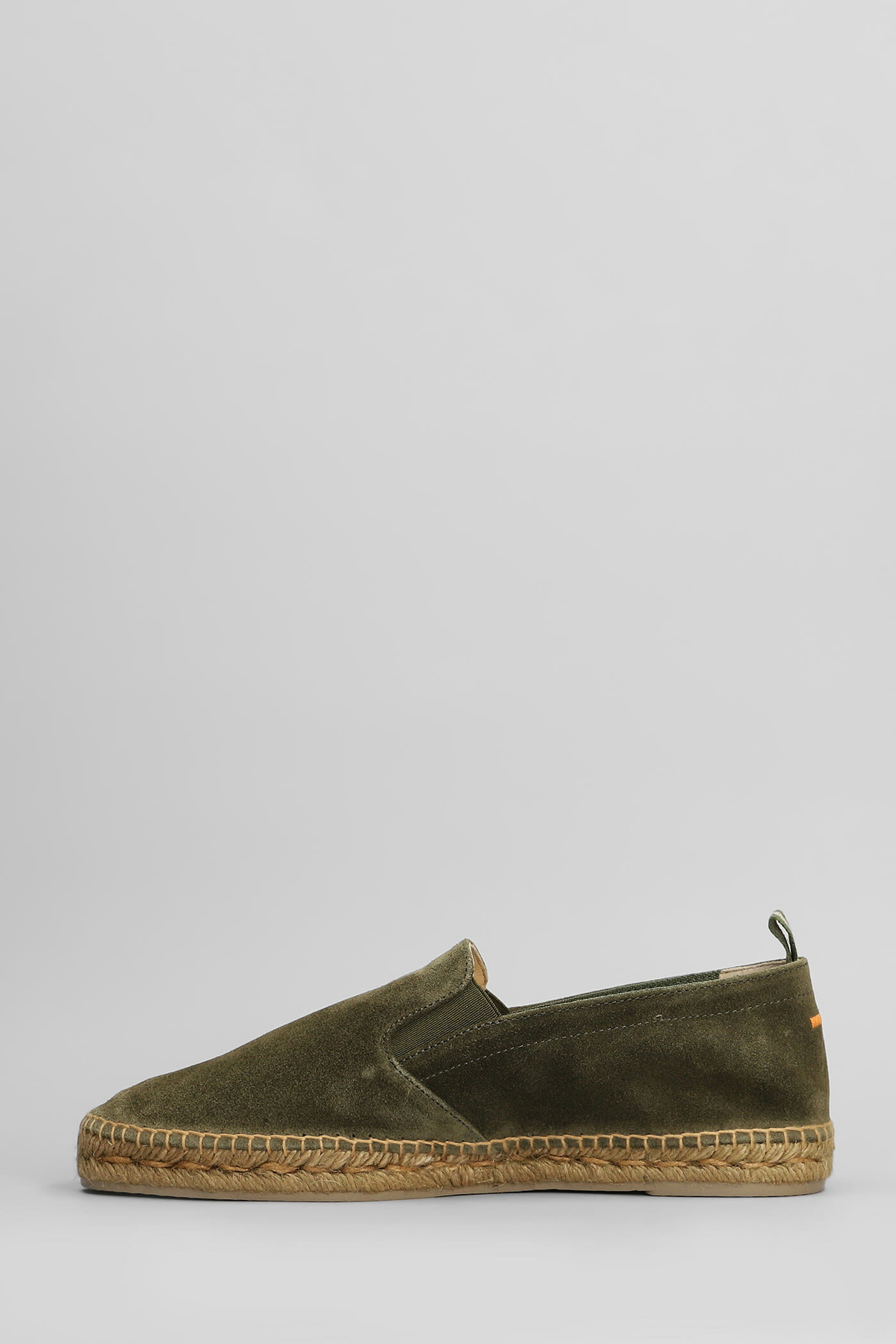 Castañer Joel T-186 Espadrilles In Green Suede