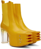 Rick Owens Yellow Grilled Boots