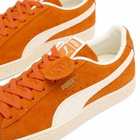 Puma Men's Suede Charles F. Stead Sneaker in Orange/White