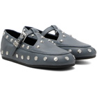 GANNI Blue Mary Jenny Flats