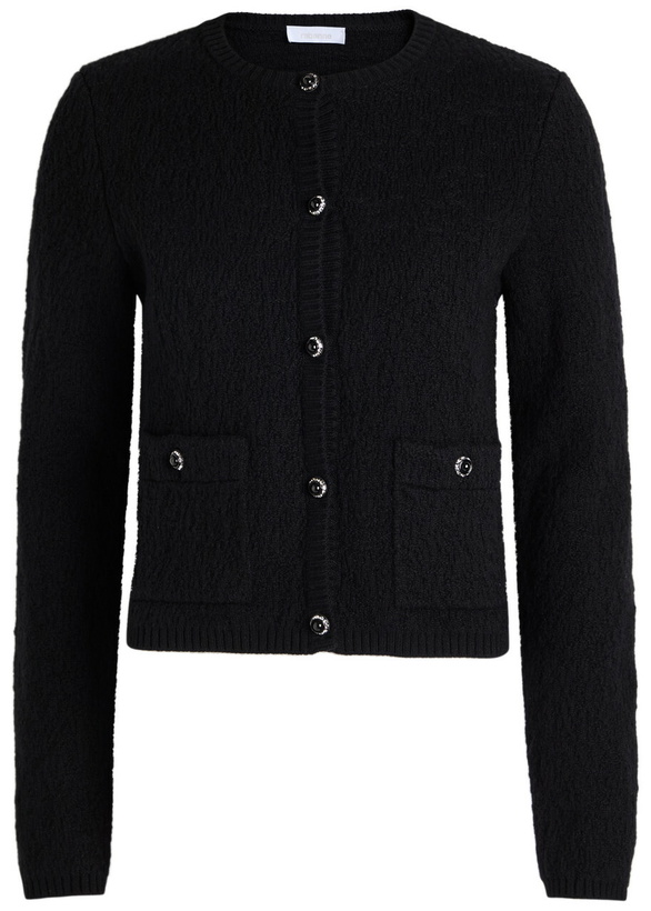 Photo: Rabanne Wool and Cashmere-blend Cardigan Black