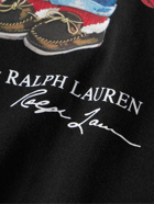 Polo Ralph Lauren - Printed Cotton-Jersey T-Shirt - Black