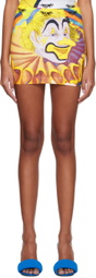 TYT Yellow Stop Clownin' Around Miniskirt