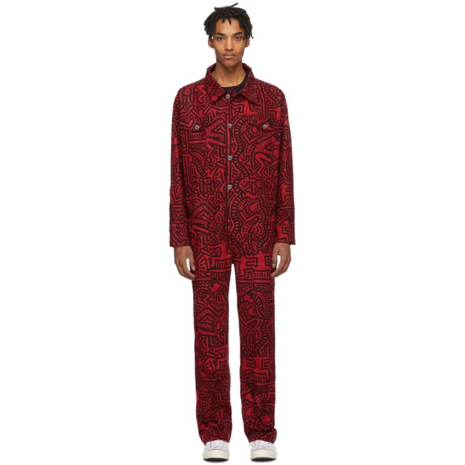 Photo: Etudes Red Keith Haring Edition Canyon Jumpsuit
