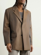 Jil Sander - Virgin Wool-Blend Drill Blazer - Brown