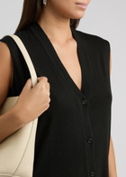 The Row Harrell Wool Vest Black