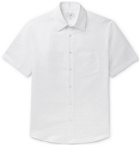 Dunhill - Linen and Cotton-Blend Shirt - White