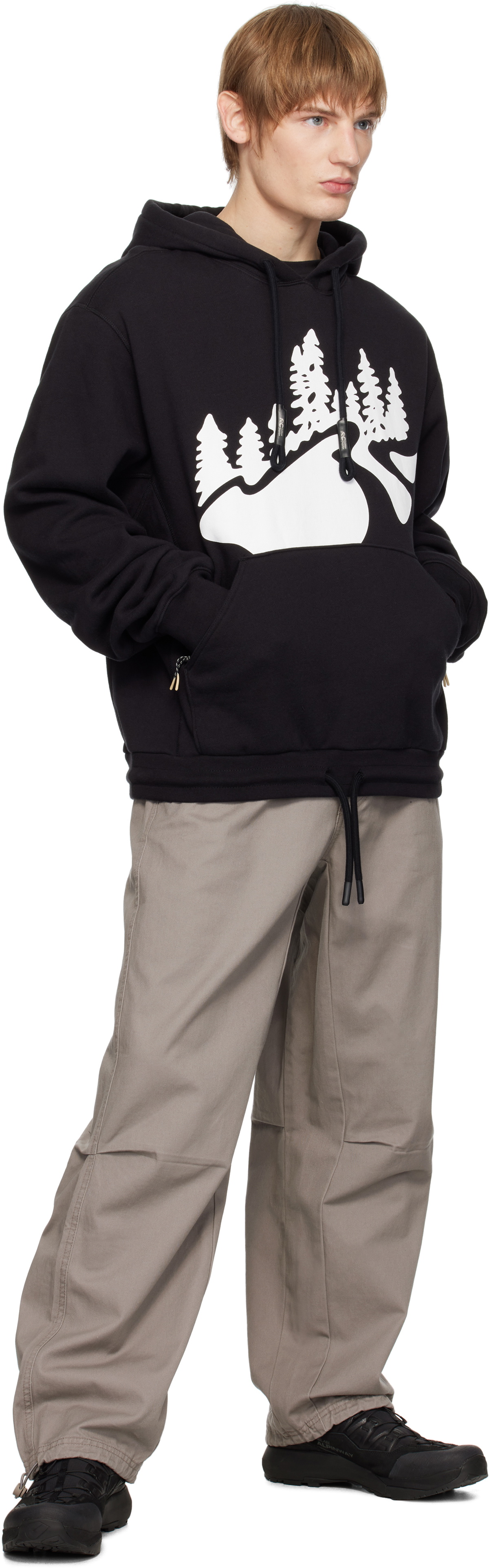 RCOS Black 'Outdoor Supply' Hoodie