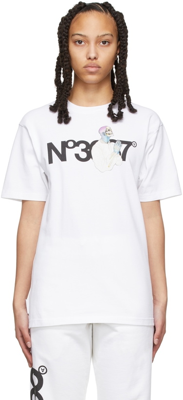 Photo: Aitor Throup’s TheDSA White 'No3037' T-Shirt