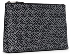 Burberry Black Monogram Zip Pouch