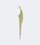 Rabanne Crystal-embellished ear climbers