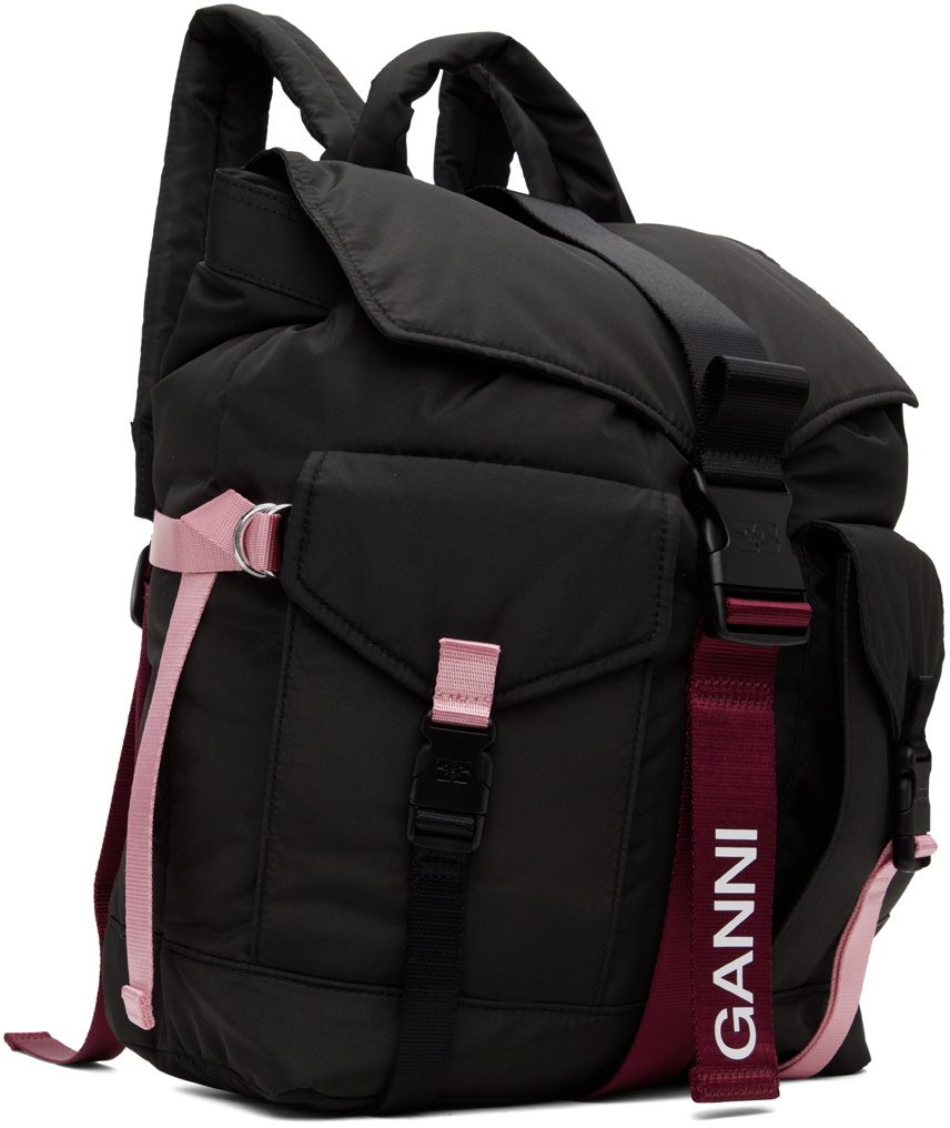 GANNI Black Tech Backpack GANNI