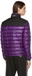 Moncler Purple & Black Down Silvere Jacket