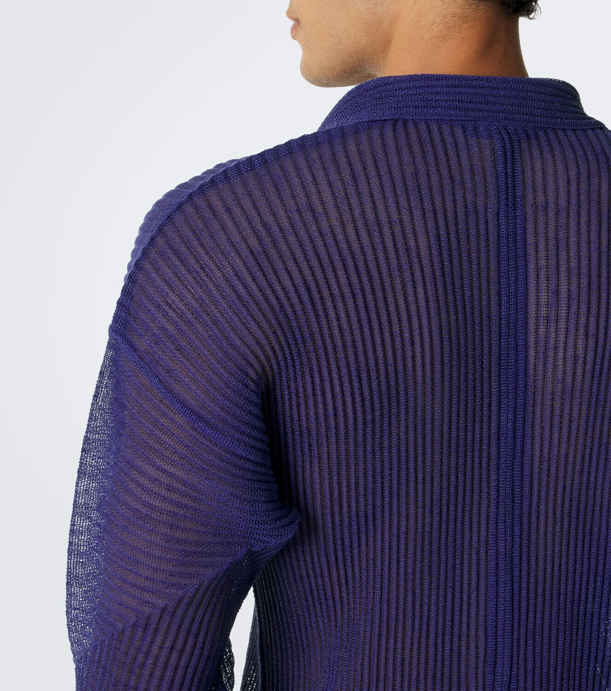 Homme Plissé Issey Miyake Rustic Mesh pleated shirt