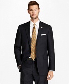 Brooks Brothers Men's Regent Fit Blue Herringbone 1818 Suit | Navy