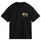 Pleasures Men's Dynamic Emboirdery T-Shirt in Black