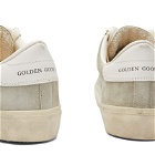 Golden Goose Men's Soul Star Suede Sneakers in Taupe/Milk