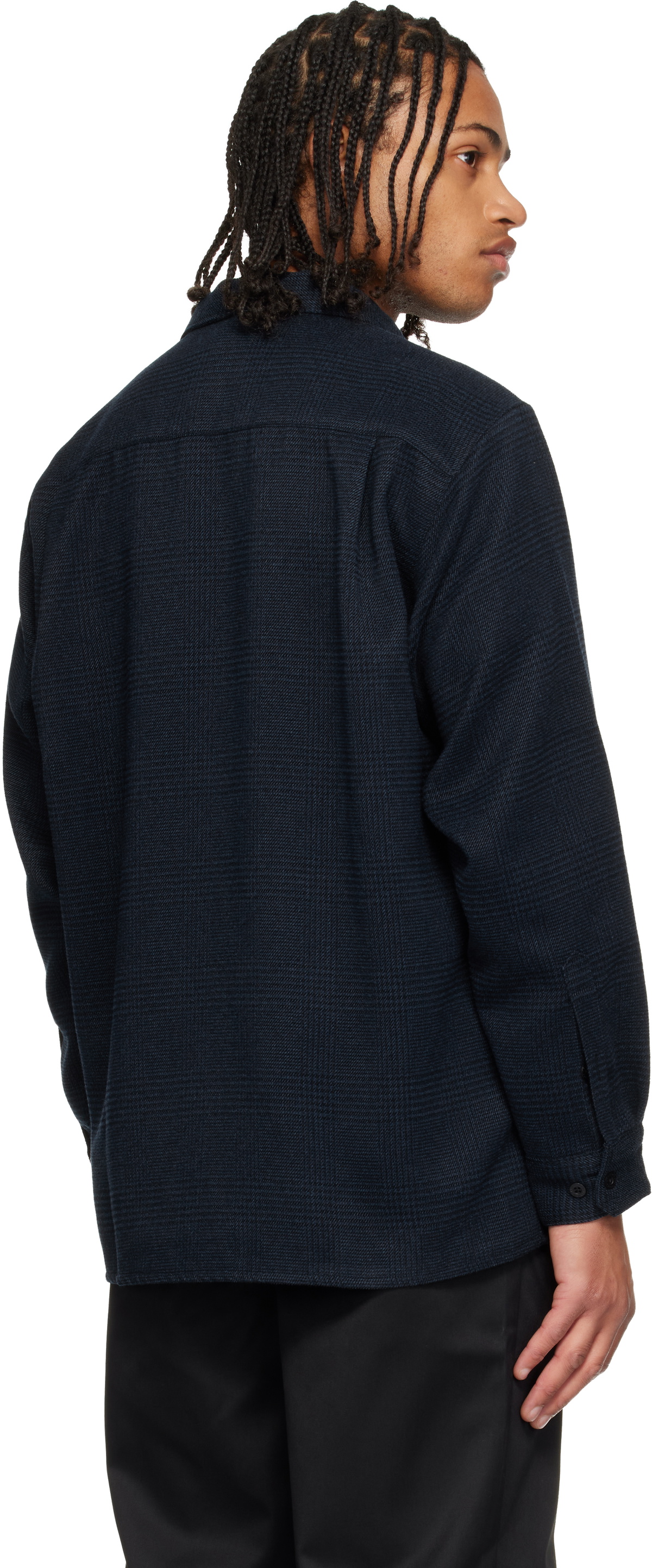 WTAPS Navy Plaid Shirt WTAPS
