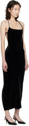 VETEMENTS Black Installed Leggings Maxi Dress
