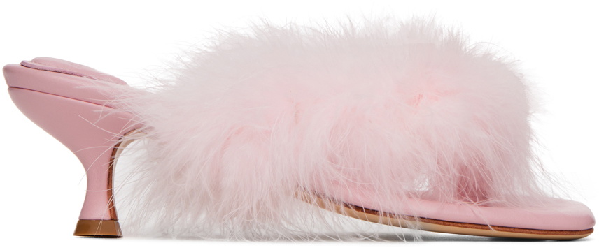 Pink pom outlet pom heels