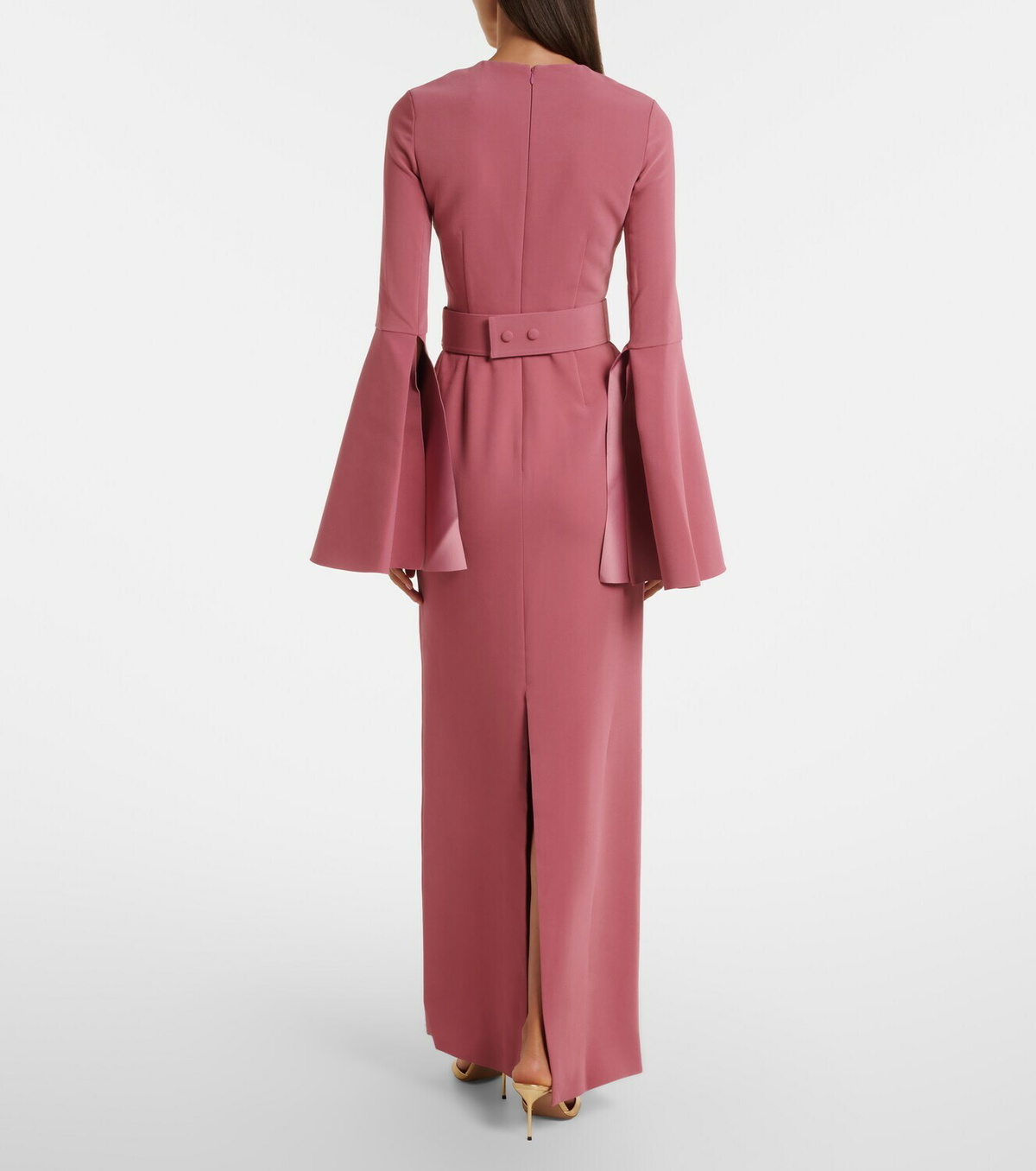 Solace London Theia belted gown