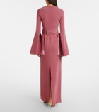 Solace London Theia belted gown