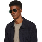 Ray-Ban Gold and Green Blaze Highstreet Sunglasses