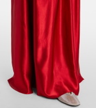 Fforme Mila satin maxi dress