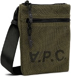 A.P.C. Khaki Rebound Messenger Bag