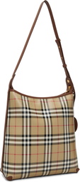 Burberry Beige Small Check Shoulder Bag