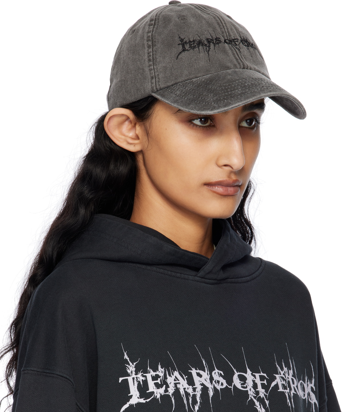 Liza Keane Black 'Tears of Eros' Cap