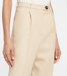 Peter Do - High-rise wool-blend straight pants