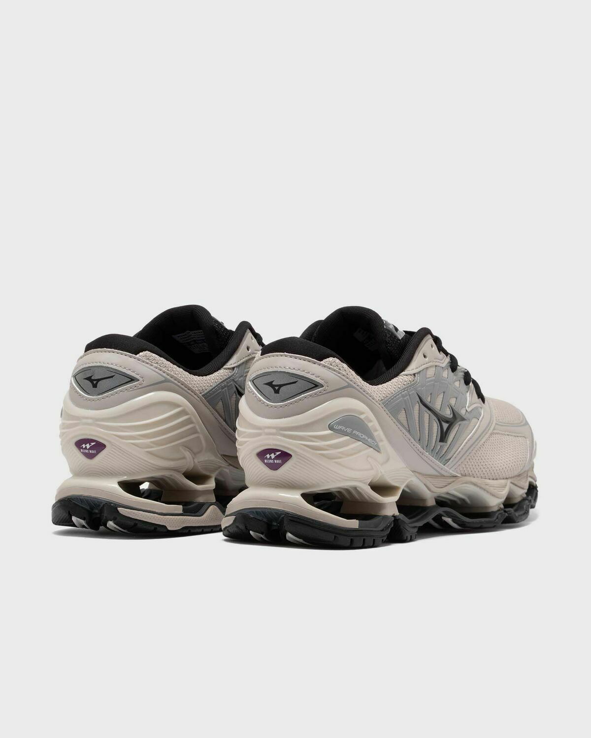 ◆MIZUNO◆WAVE PROPHECY LS◆MEN'S SNEAKERS◆ Mizuno Wave Prophecy LS White Silver Sneakers Moc Trainers