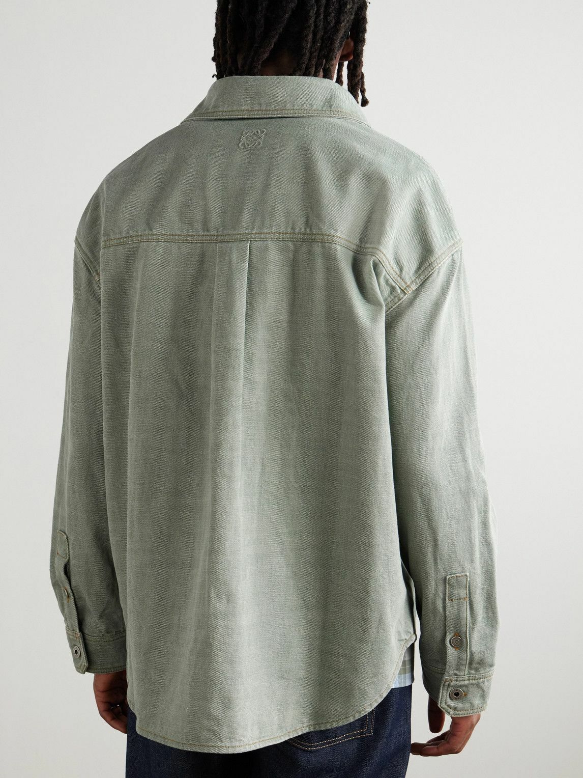 LOEWE - Denim Overshirt - Green
