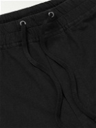 James Perse - High Twist Slub Cotton-Jersey Sweatpants - Black