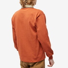 Battenwear Men's Pocket Rugby Shirt in Rust