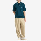 Malbon Men's Campania Knitted Polo in Azurra