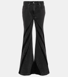 Dion Lee Darted mid-rise flared jeans