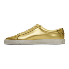 Saint Laurent Gold Andy Sneakers