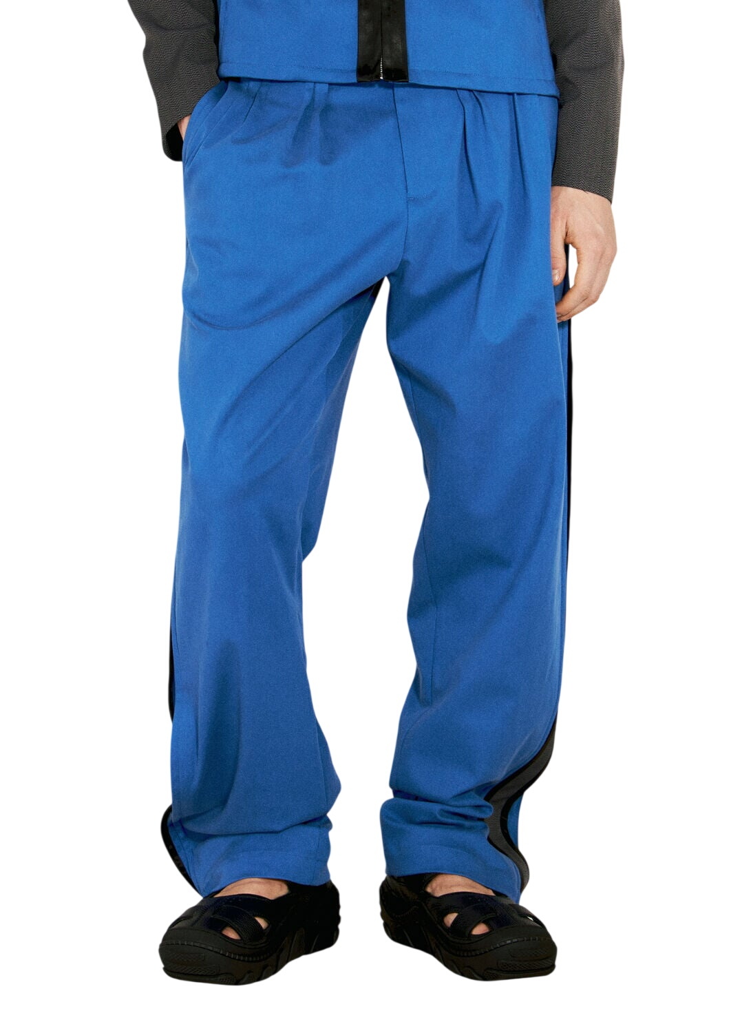 Kiko Kostadinov Black Wool Frame Triple Dart Trousers Kiko Kostadinov