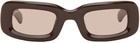 AKILA Brown Verve Inflated Sunglasses