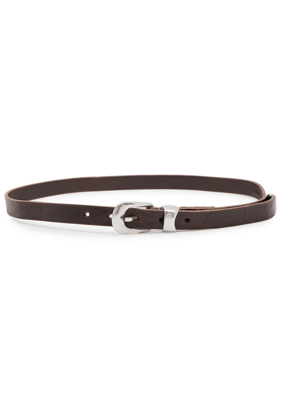 Our Legacy - Flowers leather belt Our Legacy