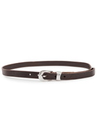 Our Legacy Leather Belt Brown