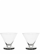 TOM DIXON - Set Of 2 Puck Cocktail Glasses