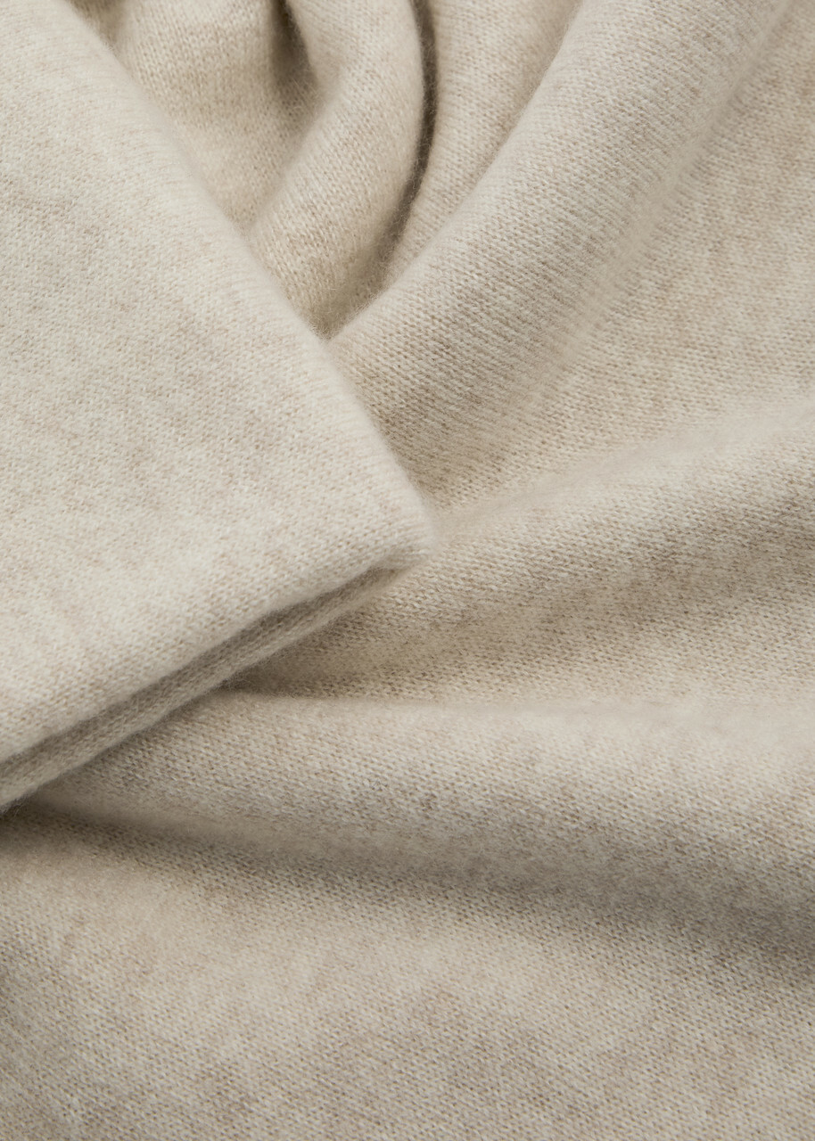Loop Cashmere Lofty Blanket Cashmere Scarf - Cream - One Size