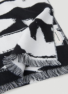 Graffiti All Over Scarf in Black