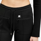 Courreges Women's Courrèges Tracksuit Interlock Pants in Black